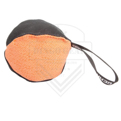 DG S02788 zabawka treningowa piłka#16cm czarno- pomar