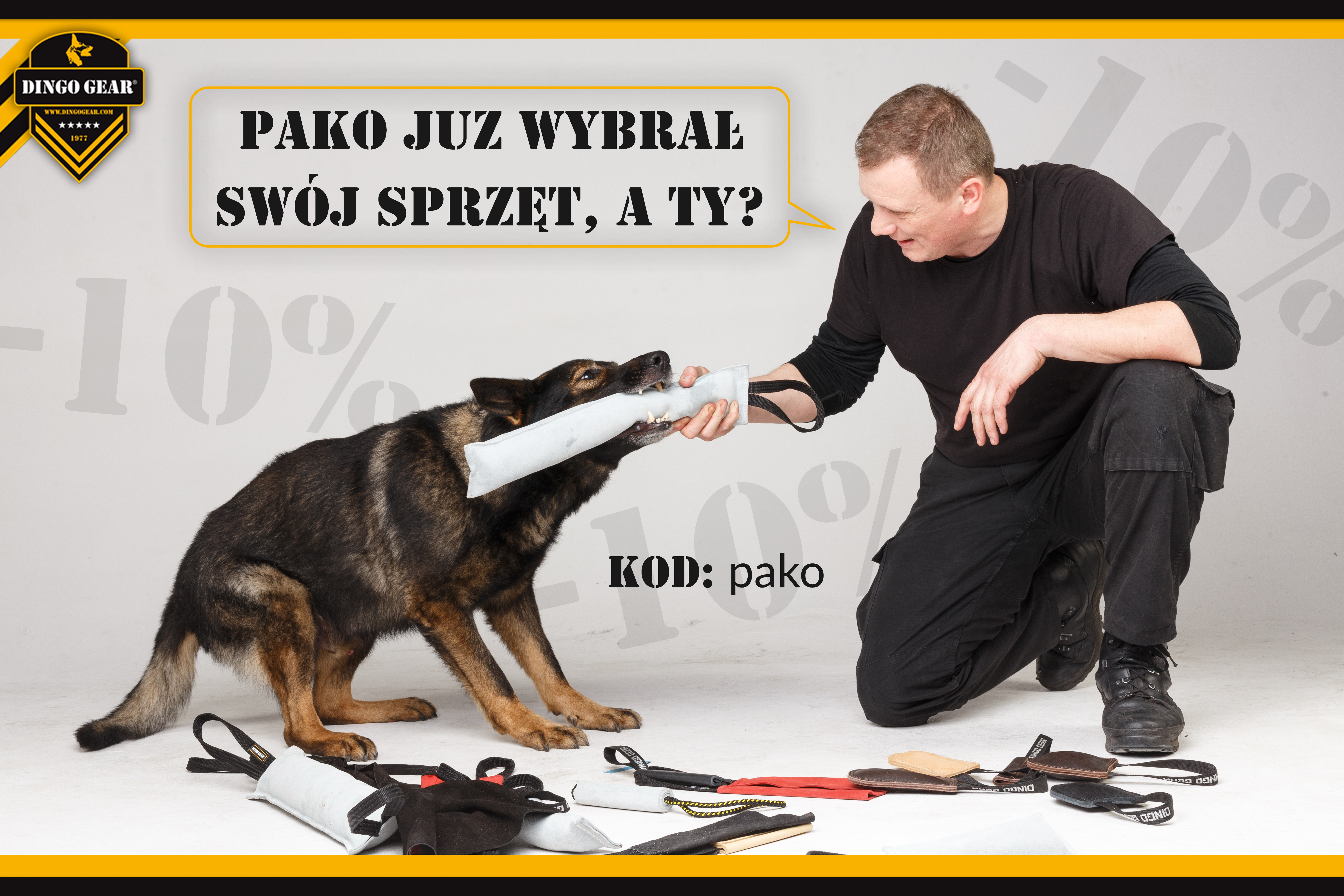 Poczuj promocję z Pako w Dingo Gear