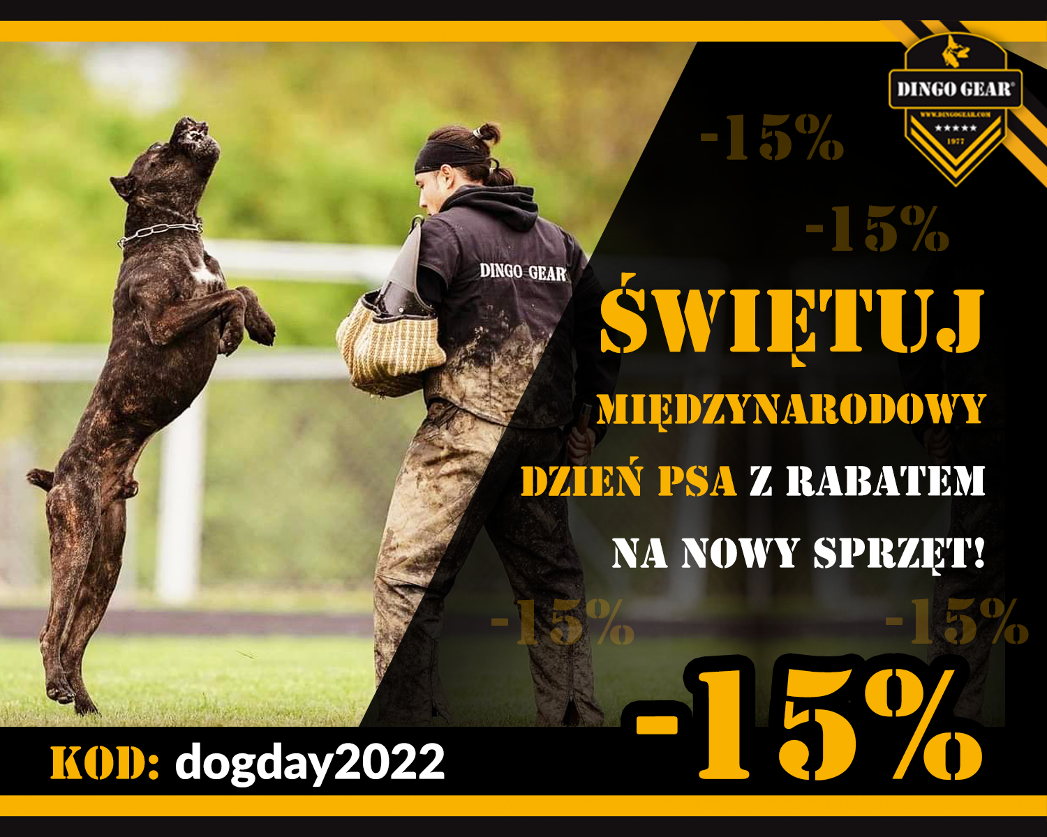 Świętuj Międzynarodowy Dzień Psa i skorzystaj z promocji 26-28.08.2022