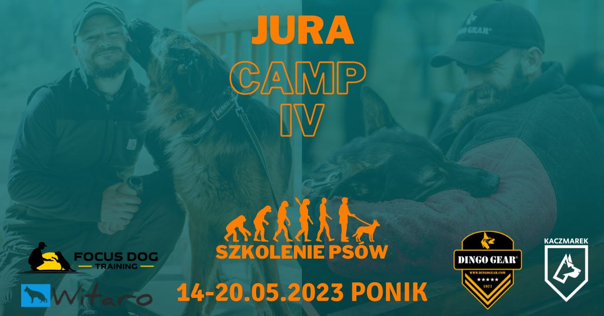 Śledź JURA CAMP IV Szkolenie Psów 14-20.05.2023 w Janów, Częstochowa, Poland