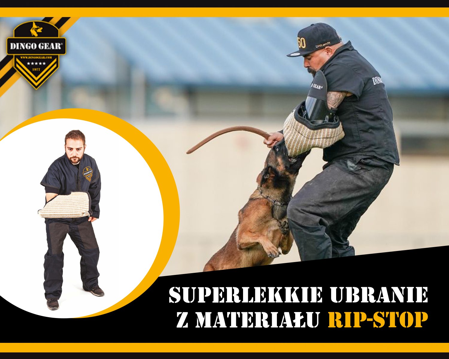 Wykorzystuj superlekkie ubranie z materiału rip-stop.