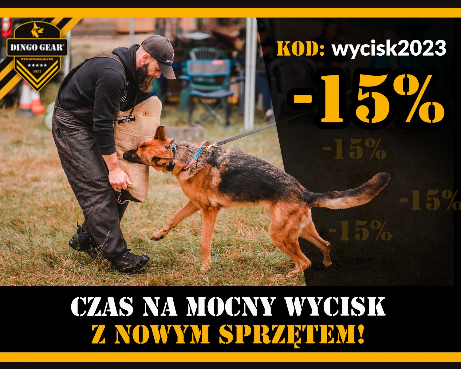 Daj „wycisk2023” i skorzystaj z promocji z 15% upustem w dniach 13-16.07.2023