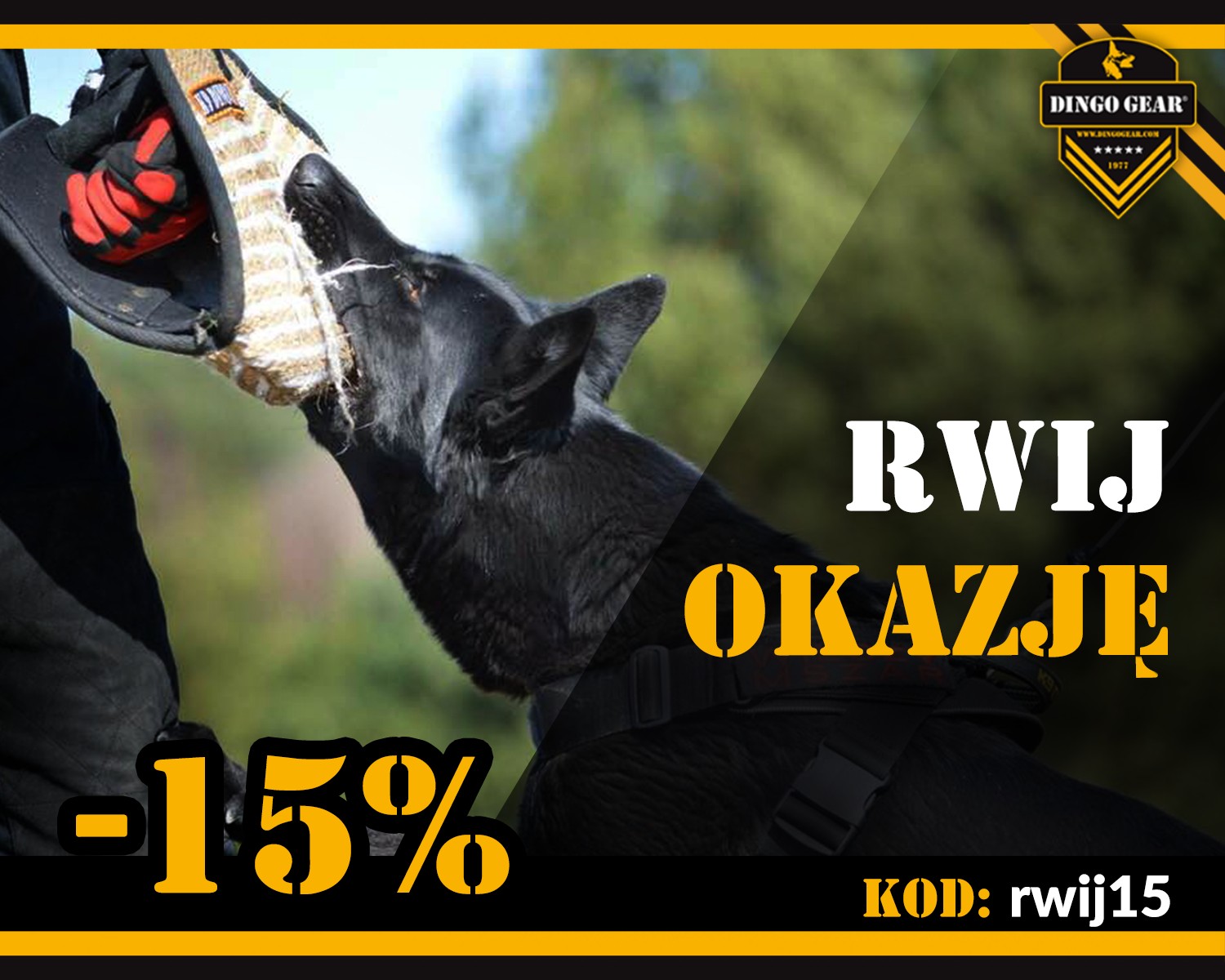 Rwij okazję w dniach 29.09-01.10.2023 z 15% zniżką.