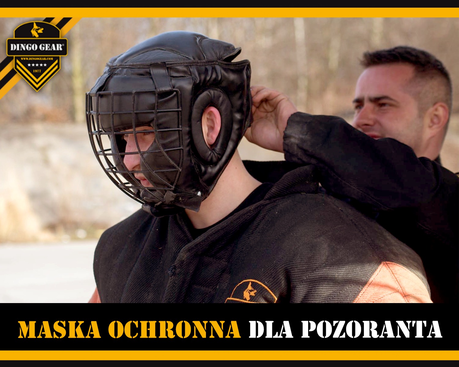 Pozorancie, w szkoleniu K9 czy sportach ringowych stosuj maski ochronne.