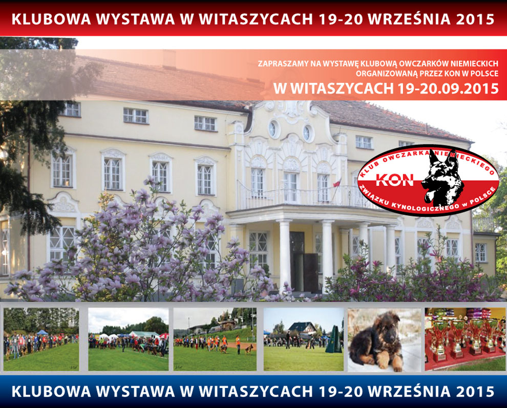 Klubowa Wystawa Owczarków Niemieckich – Witaszyce 19-20.09.2015